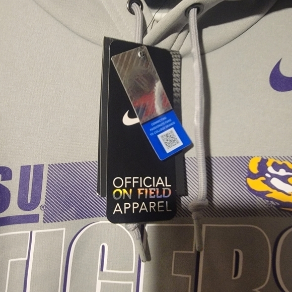 Nike LSU Tigers On Field Pullover Player Hoodie Size Medium Men’s CI5800-007 - Picture 4 of 5